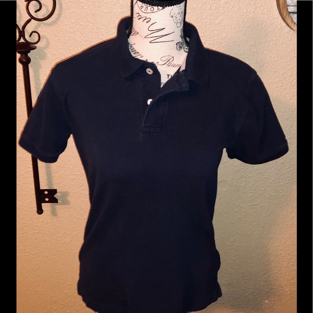 Navy blue Gap boys polo shirt